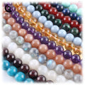 Zhe Ying 6mm 8mm 10mm Round Natural Stone Beads Bracelet Healing Necklace Loose Gemstone Stone Round Beads for Jewelry Making