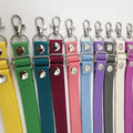 2.0*130cm Canvas Candy Color Bag Strap Adjustable Shoulder Strap All-match Rivet Reinforced Wide Webbing Strap Replacement Belt