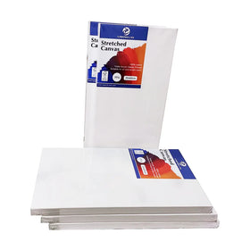Art Supplies 30*60cm 380g Blank White Canvases with Fir Wood Frame