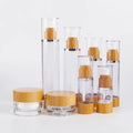 AS Clear Airless Bottle Accept Customized Colors with 30ml 40ml 50ml Lotion Pump Bottles for Skin Care Cream