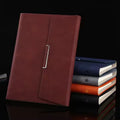 2025 New PU Three-fold Loose Leaf Notebook Card Pocket Diary Notebook Binder Gift Box Waterproof Business Customization