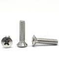 DIN 966 EN ISO 7047 Zinc Plated Raised Countersunk Oval Head Machine Screw