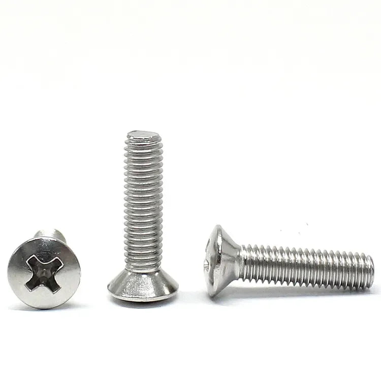DIN 966 EN ISO 7047 Zinc Plated Raised Countersunk Oval Head Machine Screw