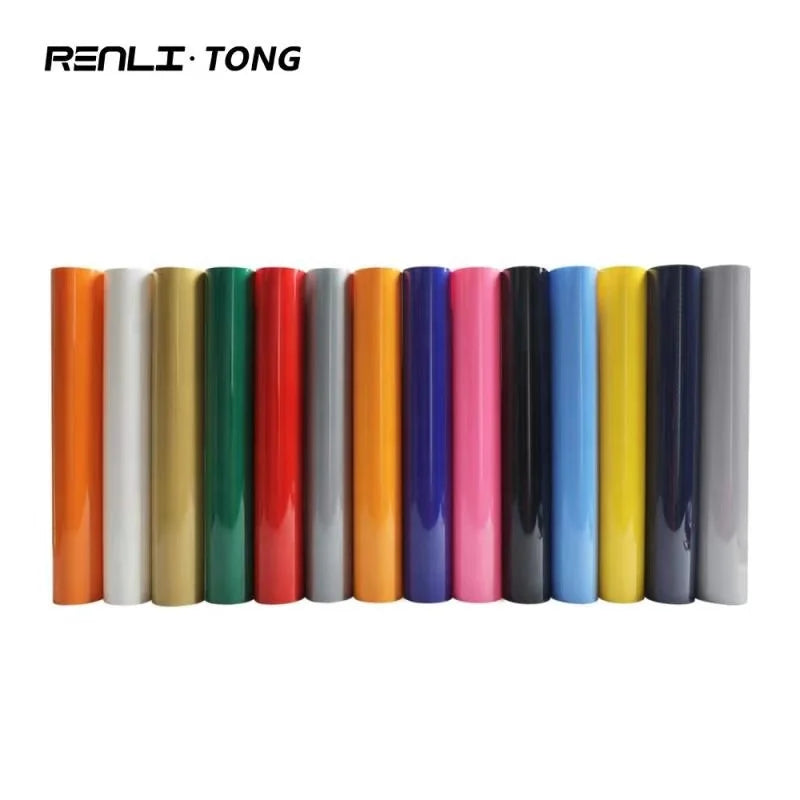 Renlitong High Quality Heat Press Textile Htv Vinyl PVC Matte Heat Transfer Vinyl for Inkjet Printers Flex Printing