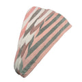 Wholesale Custom Stripe Print Quick Magic Fast Drying Spa Absorbent Twist Wrap Microfiber Hair Turban Towel