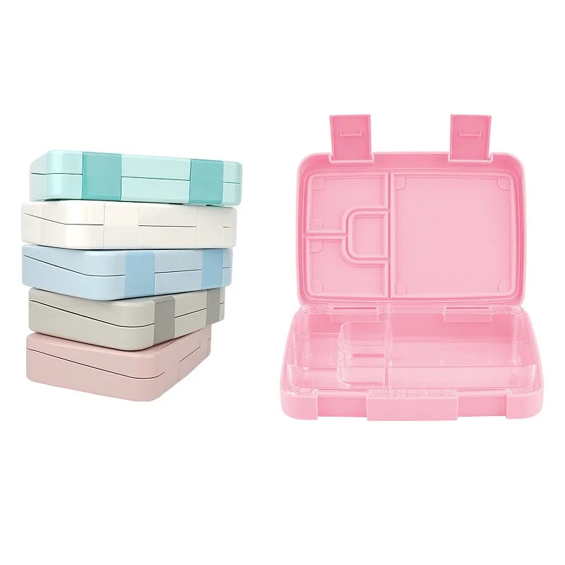 Bpa Free Loncheras Bento Lunch Box 4&6 Compartment Kids for School