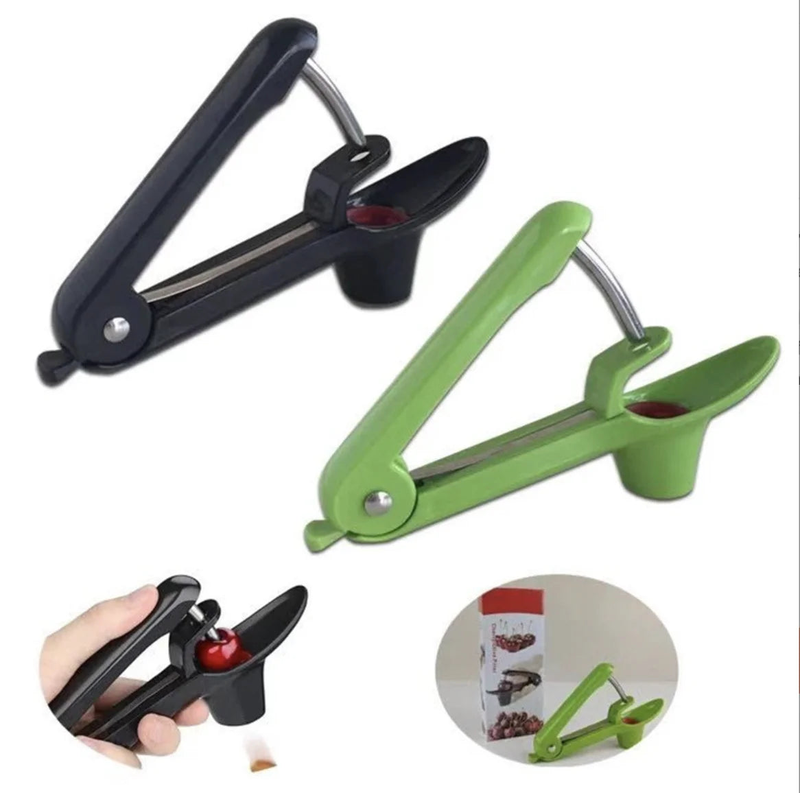 Small Core Stainless Steel Vegetable Shredder Fruit Seed Remover Cherry/Jujube Corer Sustainable Melamine Plastic for Cooking