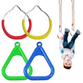 Hanging Ninja Rings Accessories for Slackline Obstacle Course