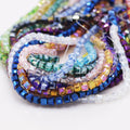 Square Crystal 4MM square Beads Glass Beads Wholesale for Jewelry Making in Bulk
