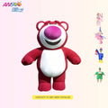2026 Hot Sale Cute Strawberry Bear Inflatable Mascot Costume Human Walking Costume Advertising Suit for Sale