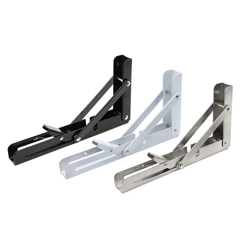 Heavy-Duty Floating Metal Furniture Bracket-Adjustable Kitchen Dining Living Room & Outdoor Wall Mount with Modern Design