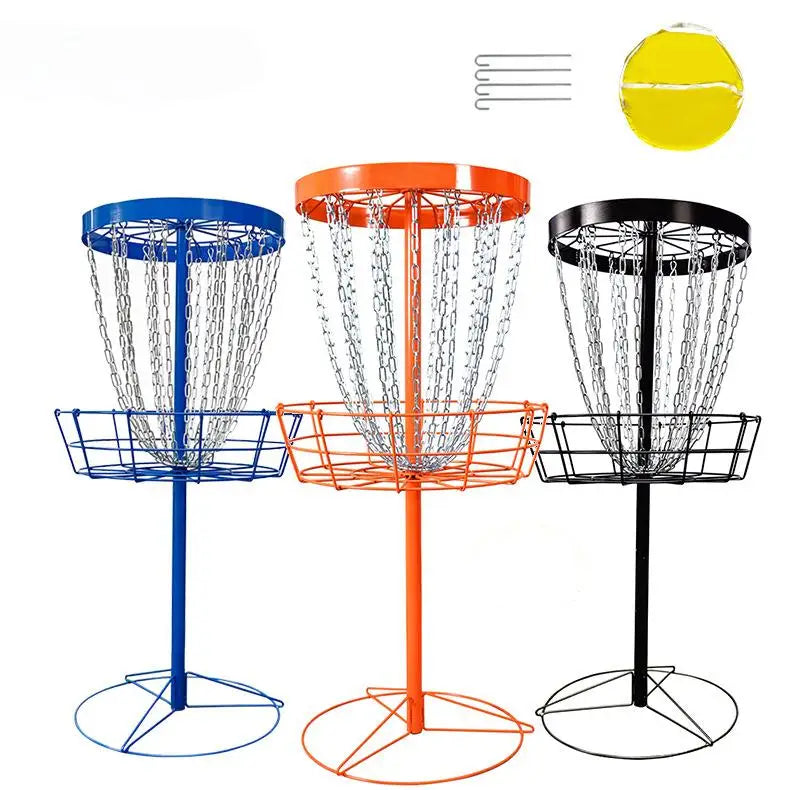 Professional Throwing Disc for Golf Game Flying Disc Camping Team Building Competitive Basket 24 Chain Plastic Outdoor Games