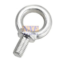 Grade Class 8.8 Stainless Steel Plain Hex Head M8 Thread Size Eye Bolt with 2 Nuts DIN444