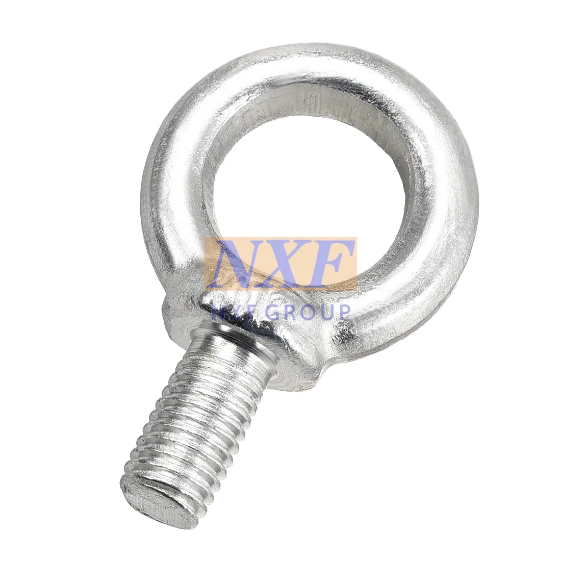 Grade Class 8.8 Stainless Steel Plain Hex Head M8 Thread Size Eye Bolt with 2 Nuts DIN444