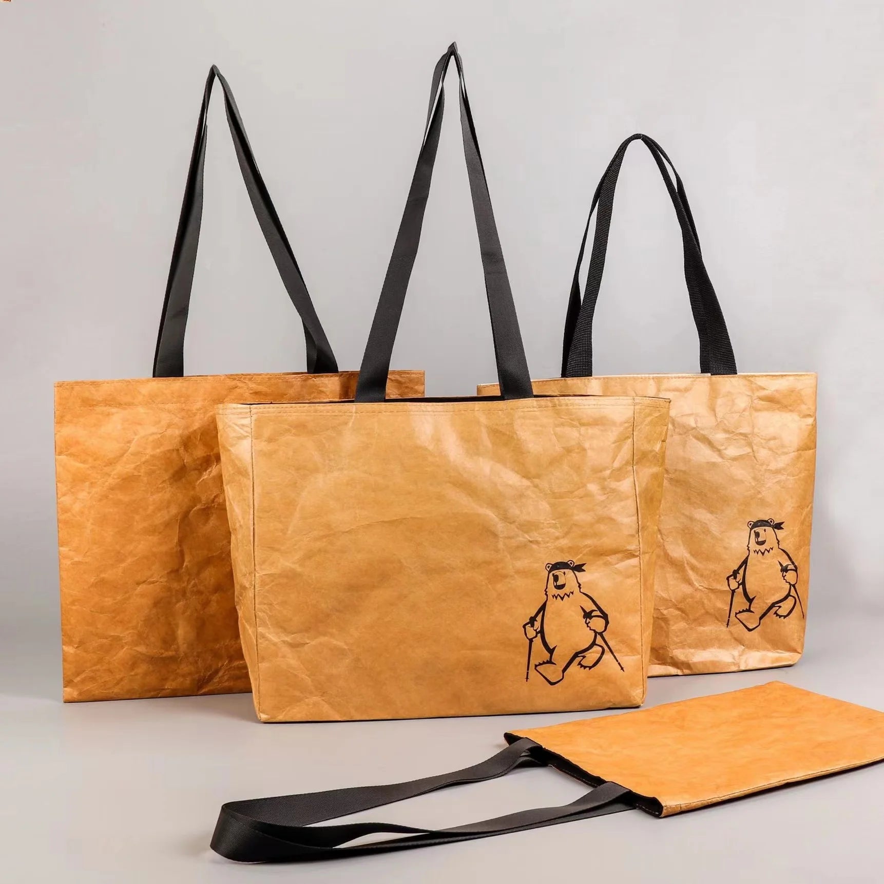 Custom Eco-friendly Reusable High Quality Waterproof Tyvek DuPont Paper Shopping Bag Tote Bag