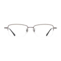 Latest Frames Optical Custom Color Metallic Half Frame Women Fashion Eyeglasses Eyewear