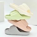 New Arrival 2022 Pure Color Bathroom Anti-slip Soft Bottom Couple Home Slippers for Adult