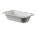 Wholesale Restaurant Tableware 10.5 Inch Keep Food Warm GN 1/4 White Deep Melamine Tray