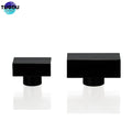 Tuoou In Stock Wholesale FEA 15mm Plastic Luxury Bottle Lid Round Square Black ABS PP Caps for Perfume Bottles