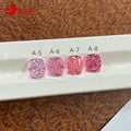Full Sizes Loose Cz Gemstones Excellent 4k Crushed Ice Cut Light pink Cushion Synthetic Diamond Cubic Zirconia