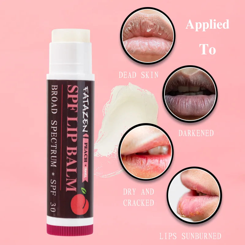 FATZEN Private Label Lip Products Natural and Organic Lip Sunscreen  Sleeping Night  Moisturizing Coconut Sunscreen Lip Stick