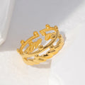 Beimai OEM Ring Wholesale Fashion Simple Stainless Steel Open Ring