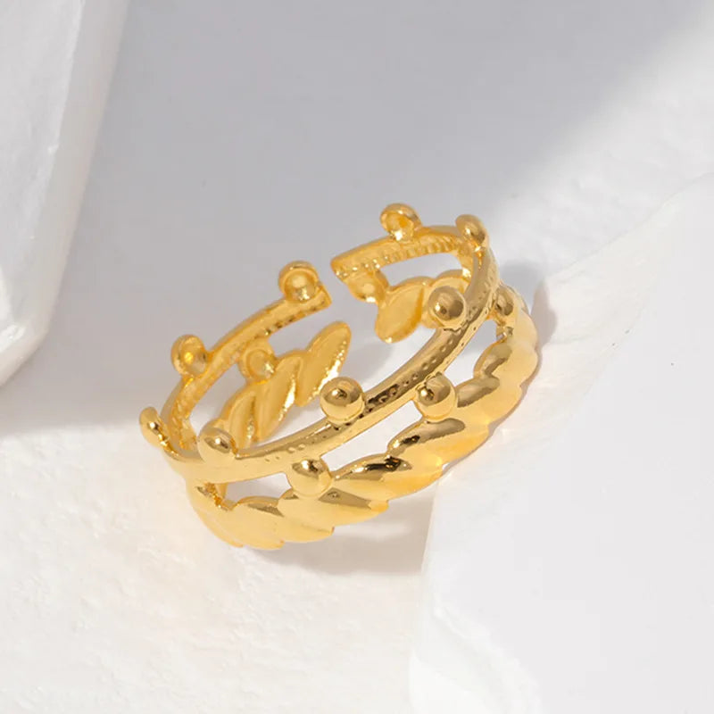 Beimai OEM Ring Wholesale Fashion Simple Stainless Steel Open Ring