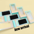 Abonnie Matte Black Individual Eyelash Extension Cashmere Lash Extensions Supplies Wholesale Volume Silk Lash Trays