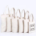 Can Print Custom Logo Blank Fashion Promotional Screen Printed Casual Shopping Cotton Canvas Tote Bag