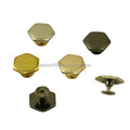Stock Supply Bag Hardware Accessories 8mm Fashional Decorative Bag Flat Bottom Stud