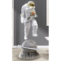 Spaceman Astronaut Large Floor Ornament Space Walking Astronaut Sculpture Home Sculpture Decor