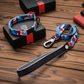 Dog Leash Collar Fashionable Padded Walking Collar Breakaway Printed Pattern for Amazon Hot Sale Pet Supplies