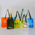 Custom Luxury Beach Bag Women Personalized Fashion Foldable Tote Bag Transparent Laser PVC Waterproof Promotional Gifts Gasoline