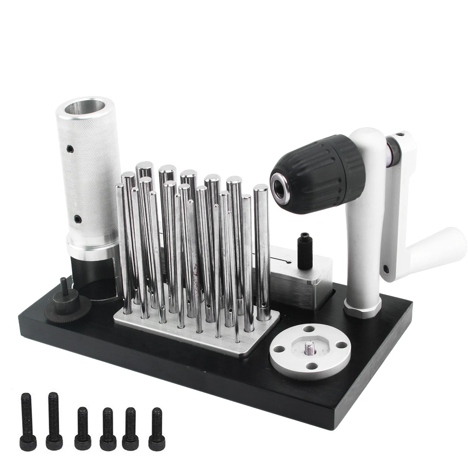Professional Stainless Steel 20 Mandrel Accessory Manual Jump Ring DIY Machine for Jewelry Making Silver Gold Copper Alloy