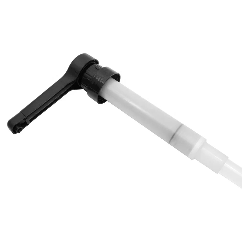 Black PP Plastic Non-Spill Screw Cap Liquid Transfer Pump 38mm Neck Finish 30CC Dosage Syrup Jam Cosmetic Packaging