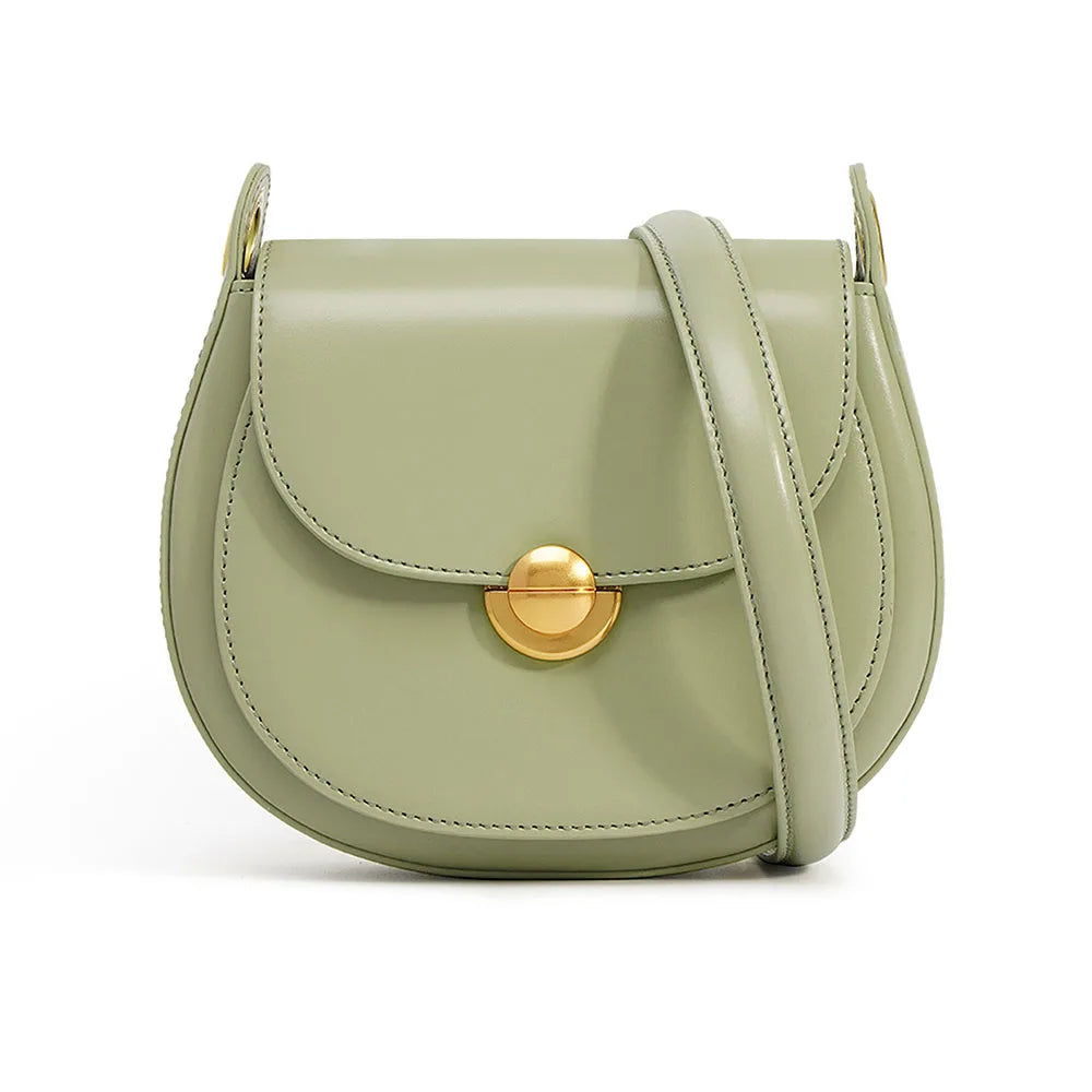 Luxury Vintage Tote Saddle Handbag Genuine Leather with Custom Logo Cover Famous Designer Brand for Women