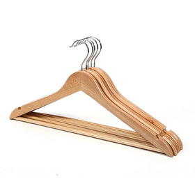 Yikai Factory Supply Antique Wooden Hanger for Shopping Mall Display