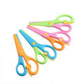Preschool Training Paper Scissors Children Safety Scissors Art Craft Scissors Toy Plastic Protection Experient Tool for Kids