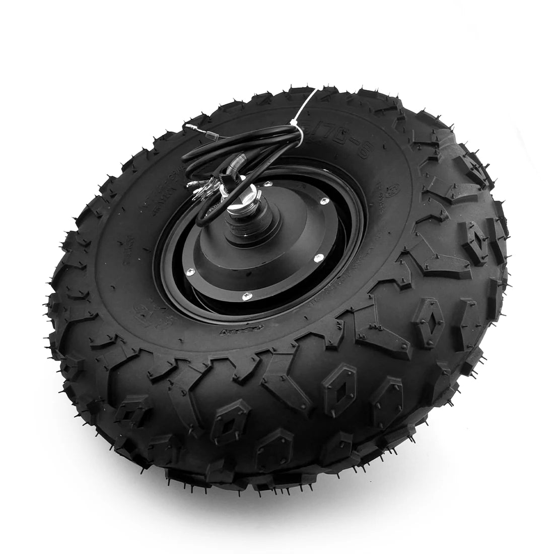 Low Speed 24V 350W Electric Scooter Wheelbarrow Hub Motor Kit Off Road Rough Tyre 14.5 Inch Wheel