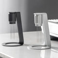 8 Needles Espresso Distributor Stirring Tool Coffee Powder Needle with Magnetic Storage Base