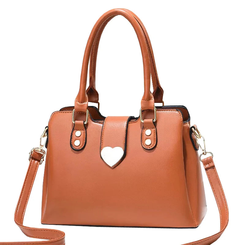 High Quality Classic Ladies Shoulder Bag Trending Custom Messenger Tote Bag Zipper Closure Polyester Lining Wholesale Handbags