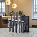 Wholesale Custom Flat Brush Makeup Brush Set Non Branded Professional Your Own Brand Makeup Brush Set Wholesale