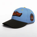 Factory Price Customized Design 6 Panel Cotton Embroidered Logo Baseball Hat Two Tone Embroidery Baseball Cap