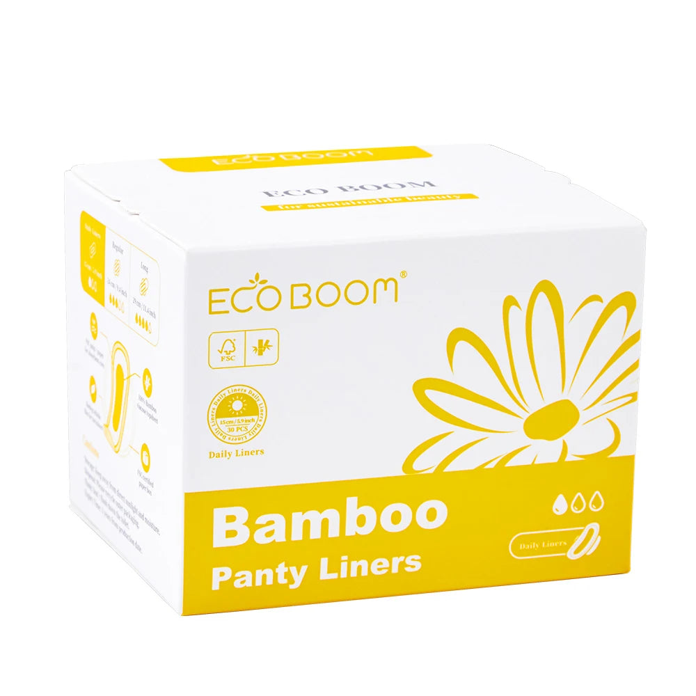 ECO BOOM Ecological Feminine Hygiene Agent Pads Organic Cotton Sanitary Napkin
