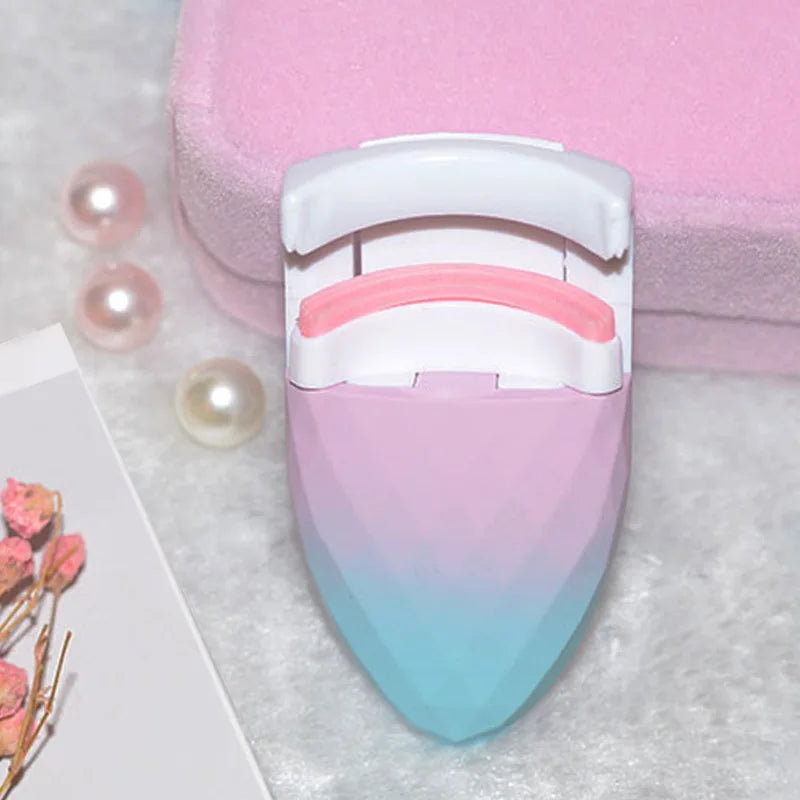 New Mini Mermaid Portable Diamond Eyelash Curler Plastic