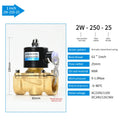 2W250-25 Professional China Manufacturer Security Hydraulic Pump Solenoid Valve 1Inch Two Way Valve DN25 for Air Water Flow