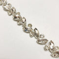 DIY Accessories Shiny clear Rhinestone Crystal Chain by Yard LT0358