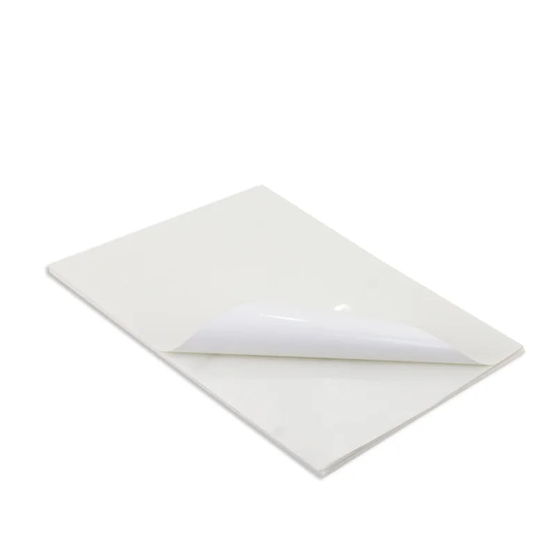 Custom Waterproof A4 Glossy Die Cut Stickers Ink-jet Vinyl PET Stickers and Laser Printer Labels