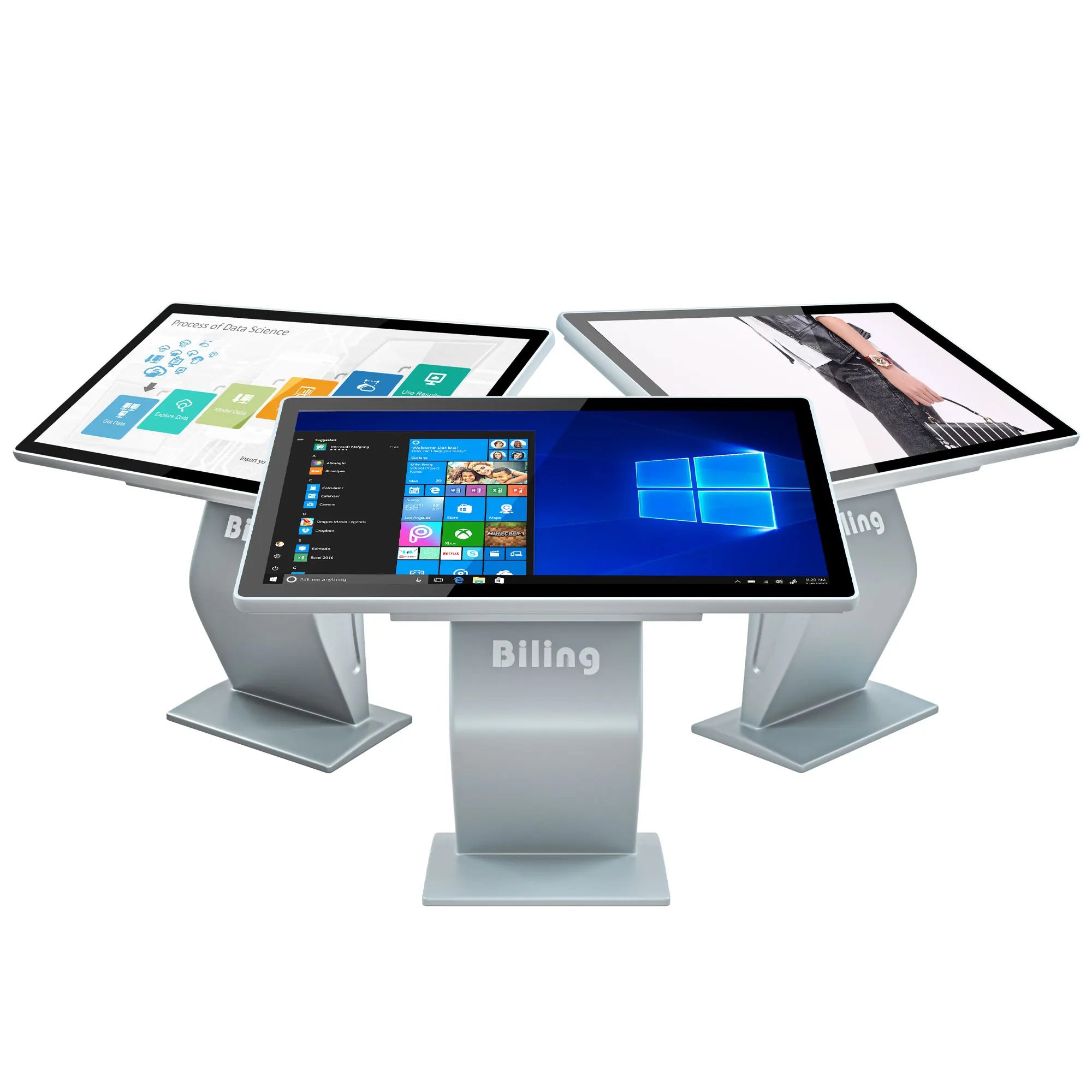 Shenzhen Factory Standing Lcd Digital Signage Display 4k 55 Inch Touch Screen Floorstanding Digital Signage Kiosk