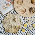 Honey Bee Puzzle Honeycomb Life Cycle Learning Kit Types of Bees Unit Study Montessori Toys Waldorf Wooden Toys for Kids